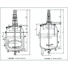 Fermentation Tank / Jacketed Agitated Reactor